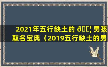 2021年五行缺土的 🐦 男孩取名宝典（2019五行缺土的男孩取名宝典）